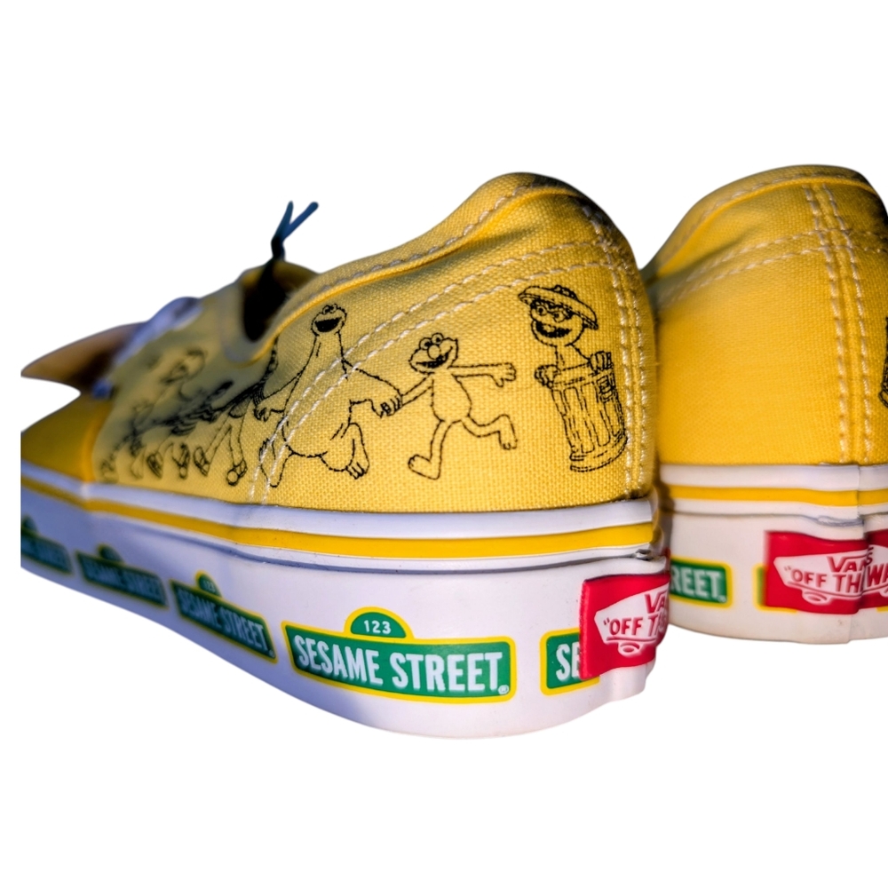 Vans Deadstock Sesame Street Yellow Canvas Shoes - Picture 9 of 9
